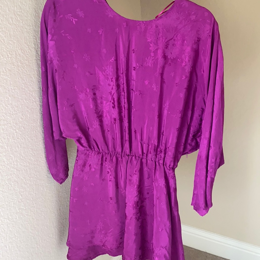 magenta zara dress